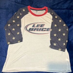 Lee Brice 3/4 Baseball XL Tee